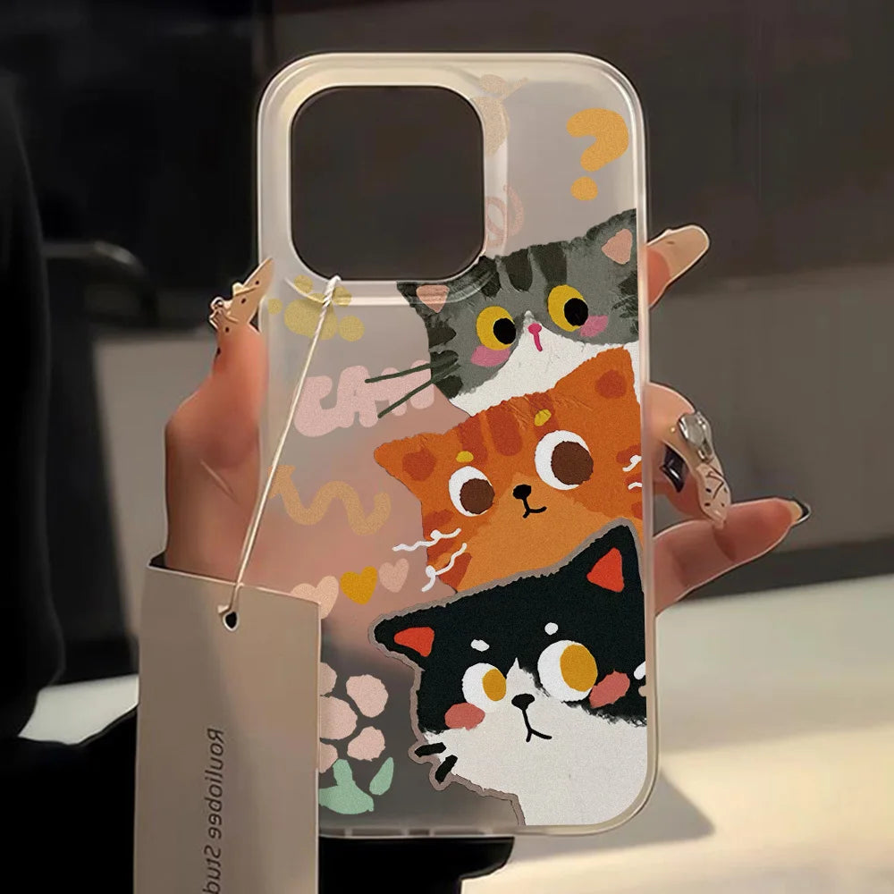 Cute Cat Phone Case For iPhone