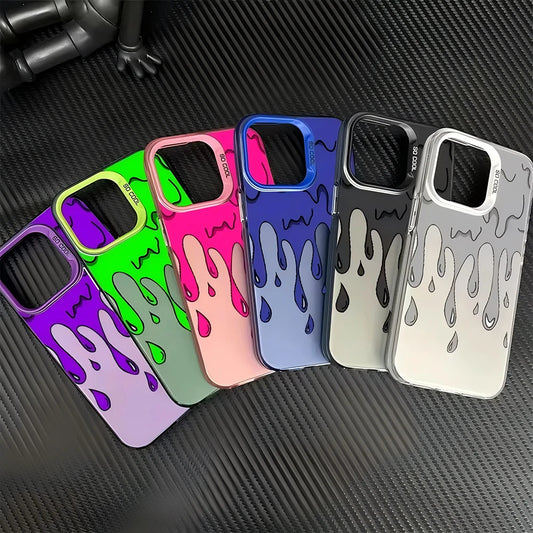 Fashion Water Droplet Pattern Phone Case For iPhone