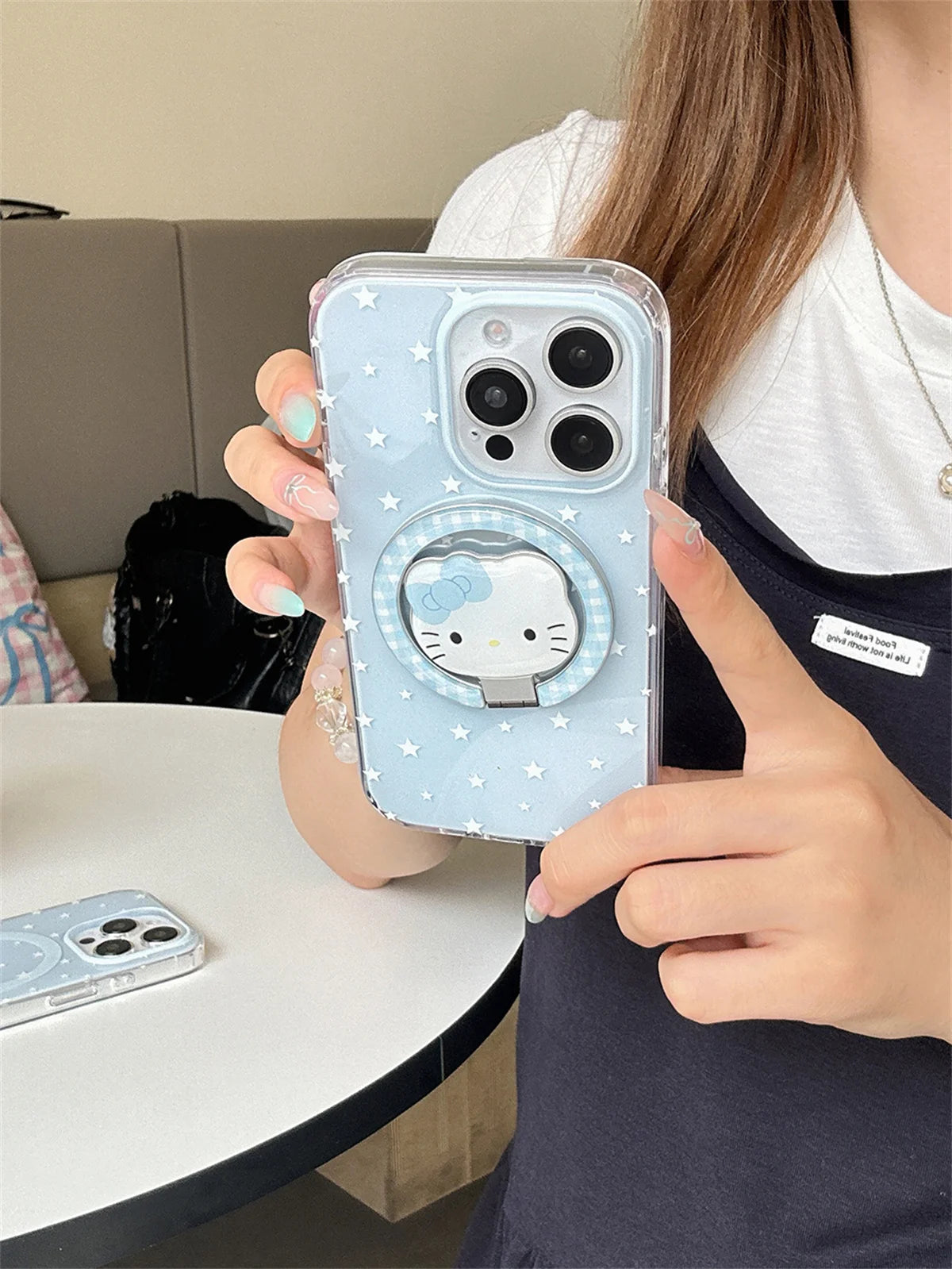 Korean Cute Star Magnetic Phone Case For iPhone