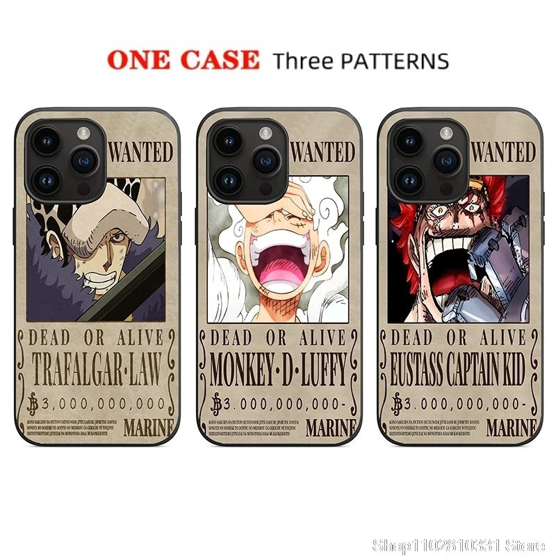 3D illusion One Piece Luffy Nika Phone Case For iPhone