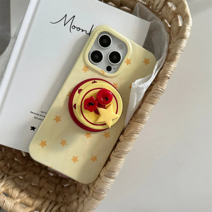 Fashion Wrinkle Texture Plaid Pattern Magnetic Phone Case For iPhone