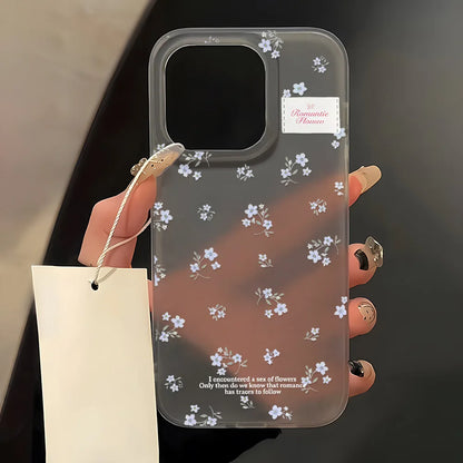 Purple Flower Phone Case For iPhone
