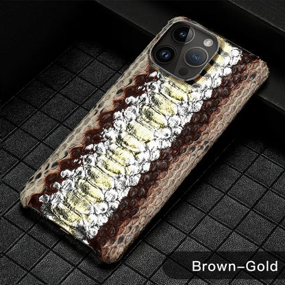 Langsidi 100% Genuine Python Leather Phone Case For iPhone