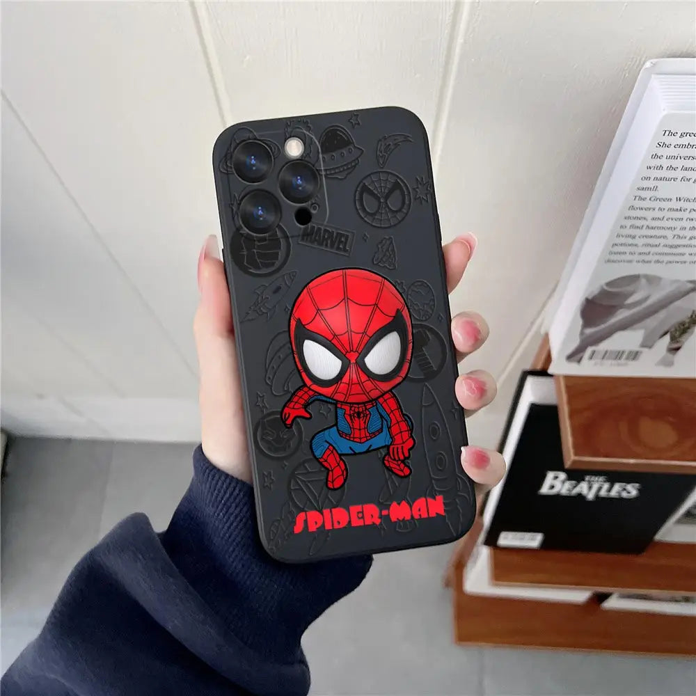 Phone Case For iPhone Siderman Miles Morales Cute Silicone Back Cover