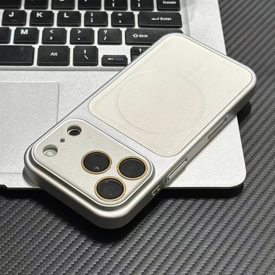 Luxury Official Leather Magnetic Phone Case For iPhone