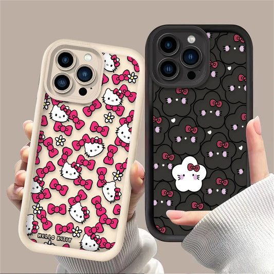 Hello Kitty Star Bow Lovely Phone Case For iPhone