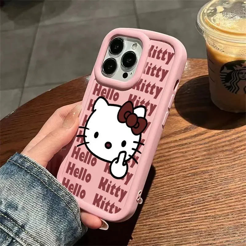 Hello Kitty Gesture Lovely Phone Case For iPhone