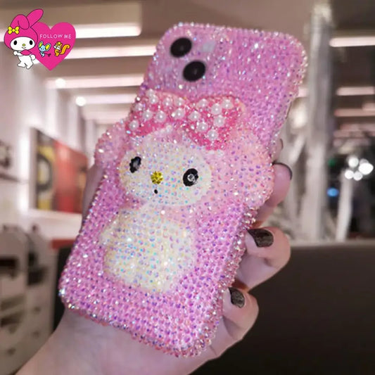 Sanrio iPhone Rhinestones Mobile Phone Case My Melody Kawaii For iPhone