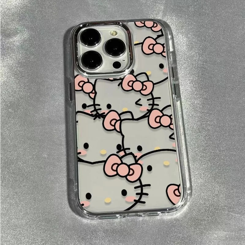 Hello Kitty Bow Cute Phone Case For iPhone