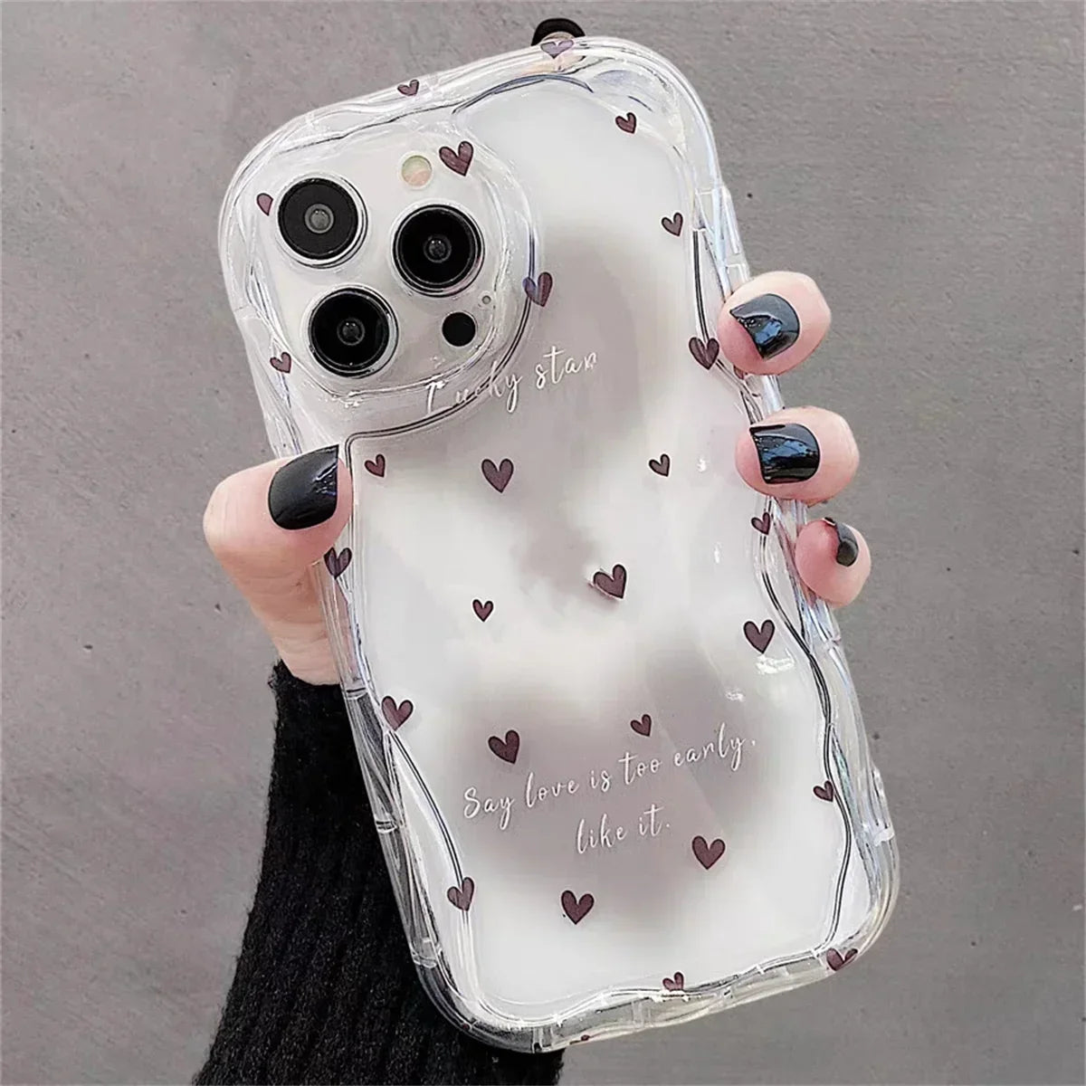 16Pro Love Heart Phone Case For IPhone