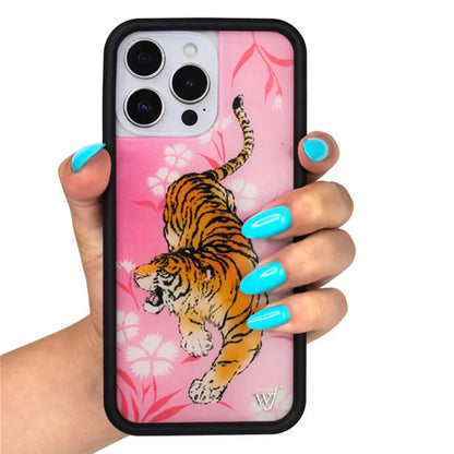 Wildflower INS Tiger Blossom Phone Case For iPhone