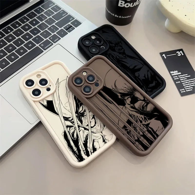 Marvel Wolverine Art Phone Case For iPhone
