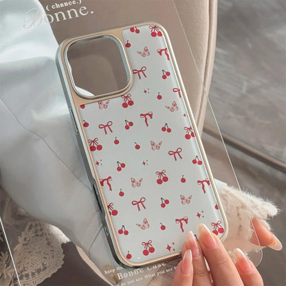 Butterfly Cherry Bow Phone Case