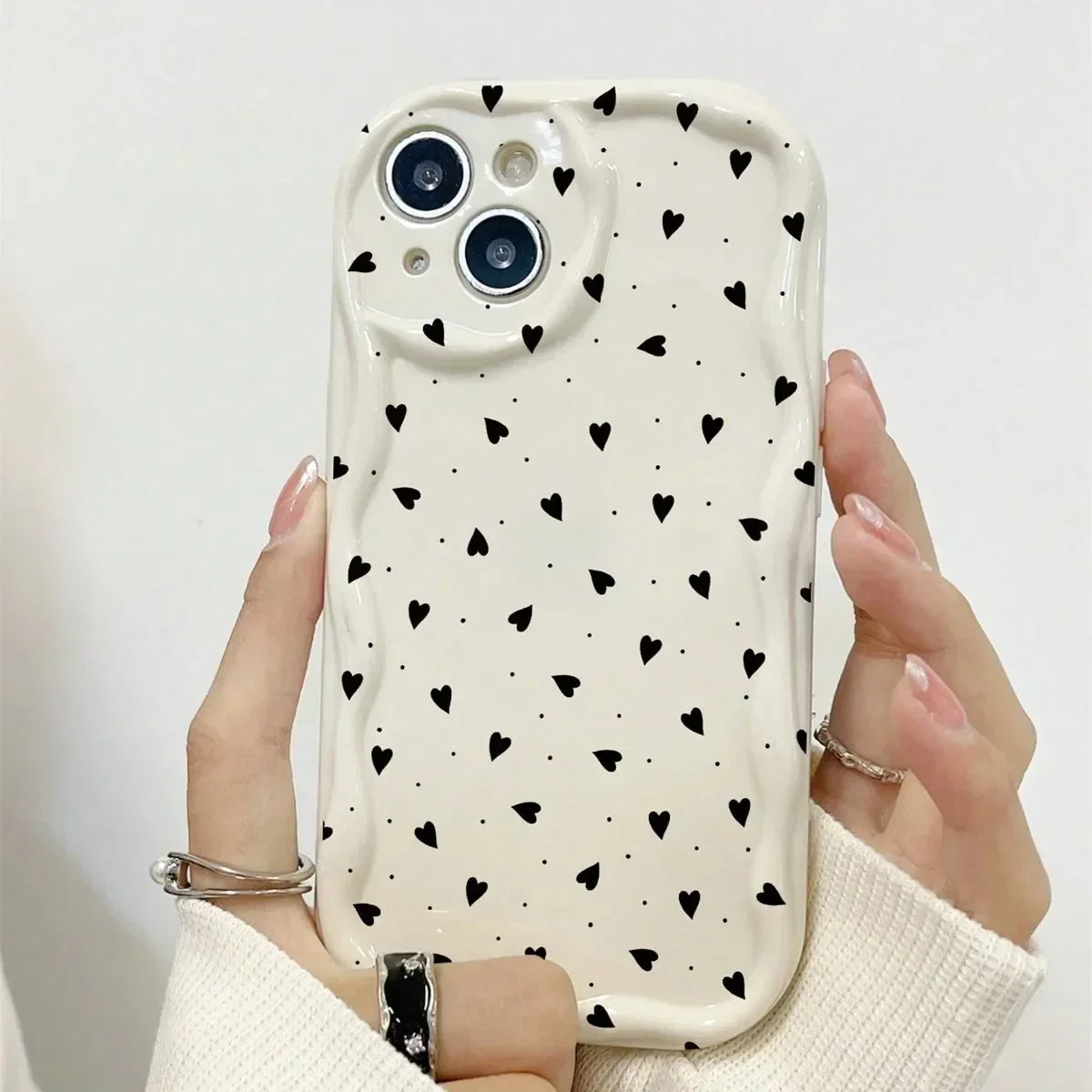 16Pro Love Heart Phone Case For IPhone