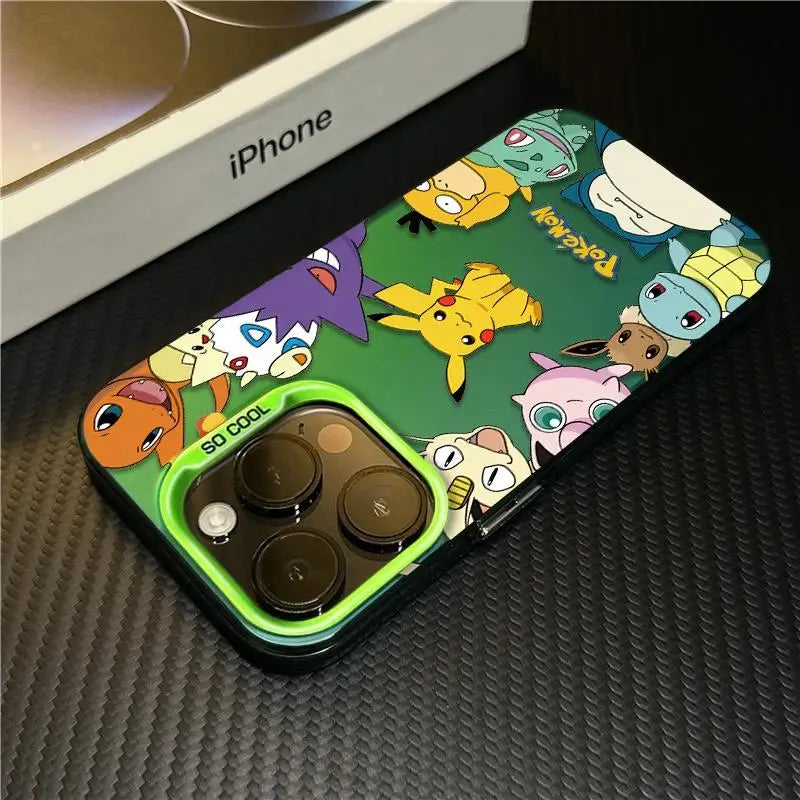 Cute Snorlax Jigglypuff Phone Case  For iPhone