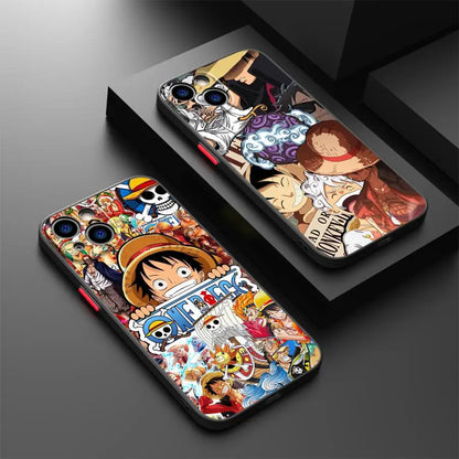 Soft shell Anime One Pieces Phone Case For iPhone