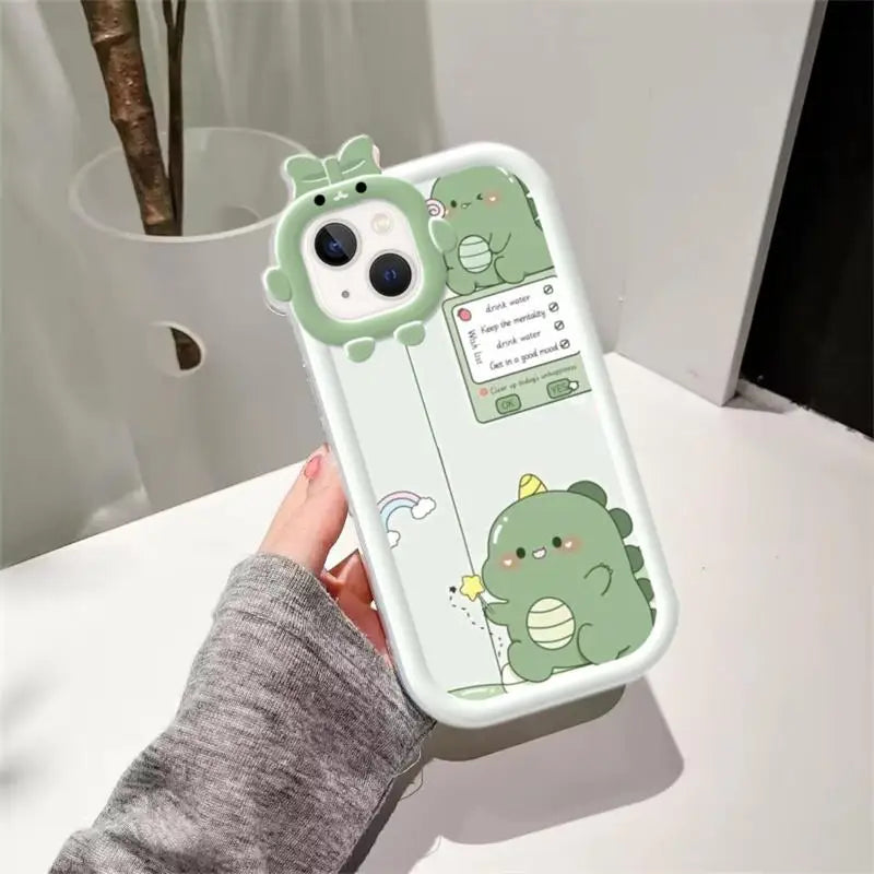 Little Monster Lens Duck Panda Cover Case For iPhone Case