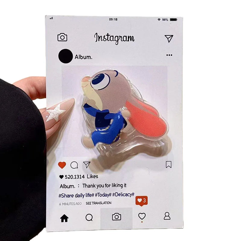 Anime Zootopia 2 Judy Nick Mobile Phone Case Three-dimensional Applicable To iPhone