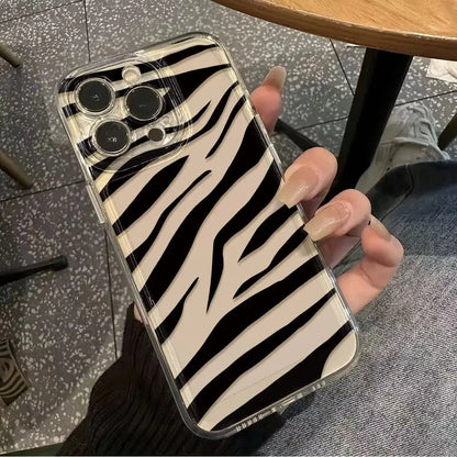 Amusing Zebra Pattern Silicone Phone Case