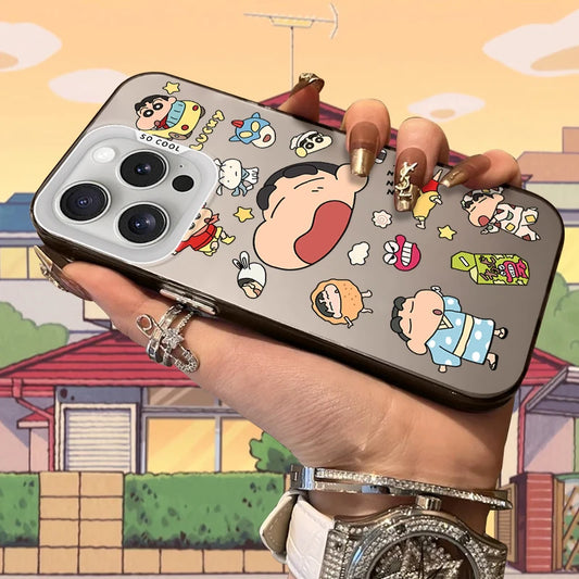 Lovely Crayon Shin-chans Frosted Case For iPhone