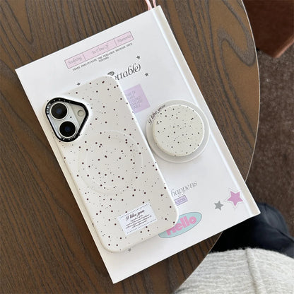 Cute Milk Yellow Magnetic Circle Holder Phone Case