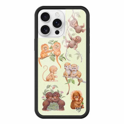 Wildflower INS Monkey Biz Phone Case For iPhone