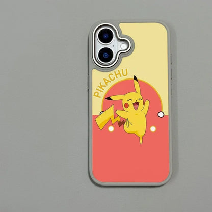 Luxury Pokemons Cute Picachu Phone Case For iPhone
