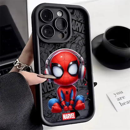 Funny Deadpool Hulk Cute Phone Case For iPhone
