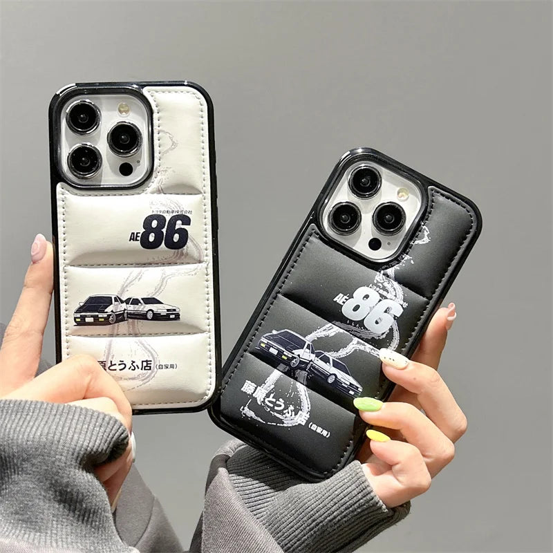 Anime Initial D AE86 Car Phone Case For iPhone