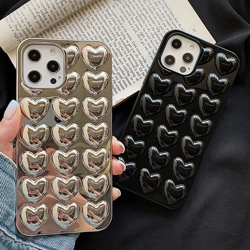 Cute 3D Love Heart Phone Case