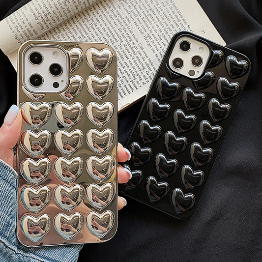 Cute 3D Love Heart Phone Case