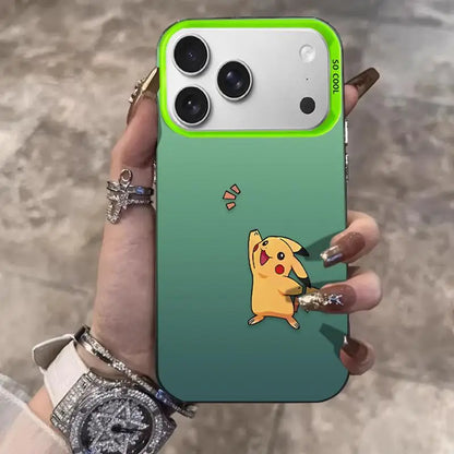 Hello Cute Pikachu Phone Case For iPhone