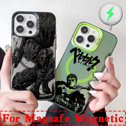 Berserk Guts Hot Anime Magsafe Magnetic Case For iPhone