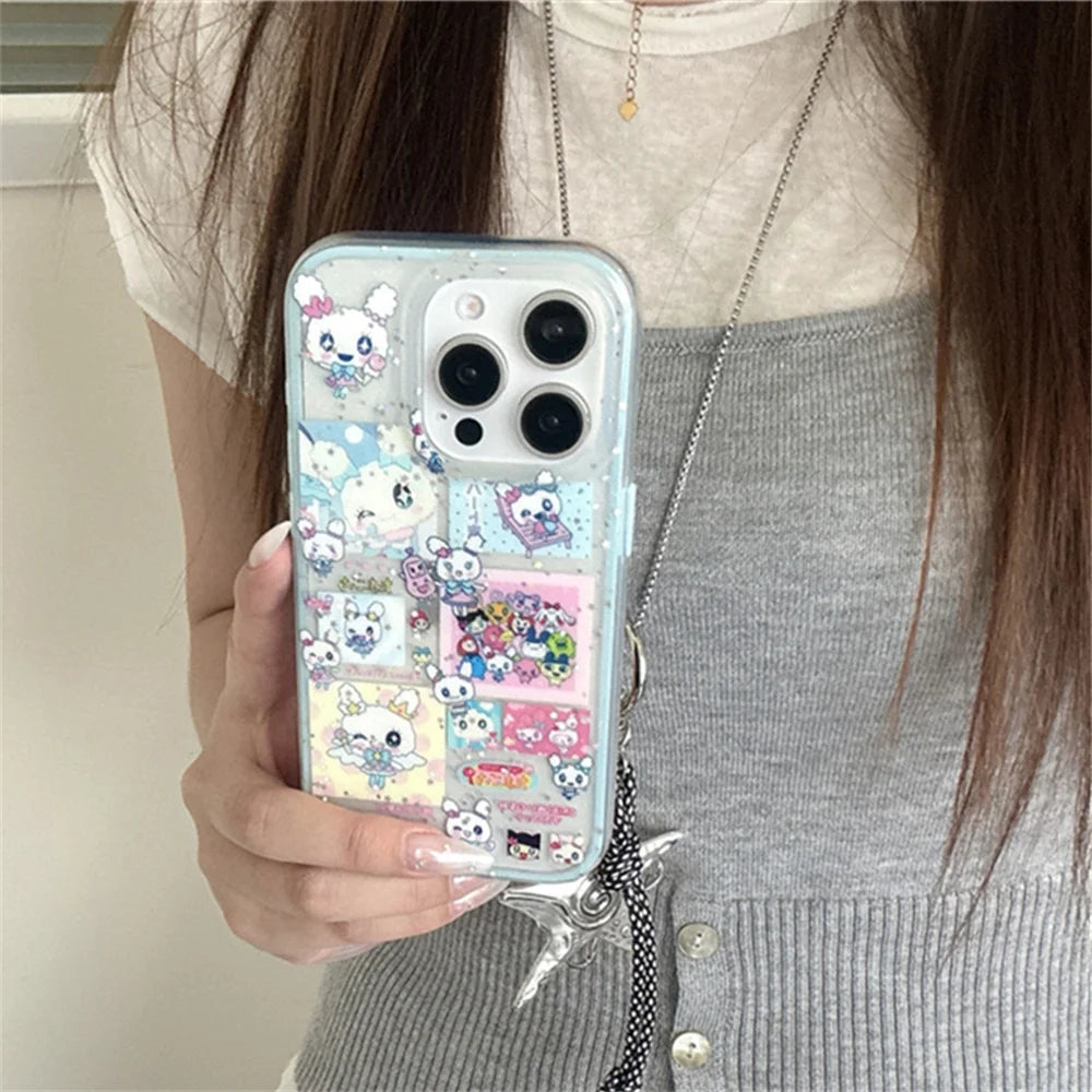 Cute Glitter Cartoon Rabbit Phone Case