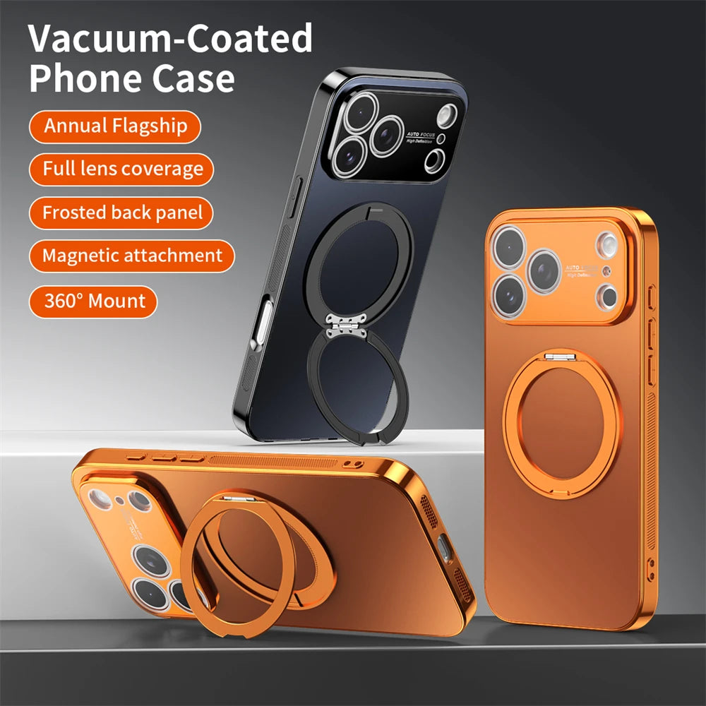 360° Rotating Magnetic Ring Stand Case For Magsafe For iPhone