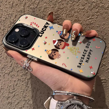 Cartoon Dachshund Dog Case For iPhone