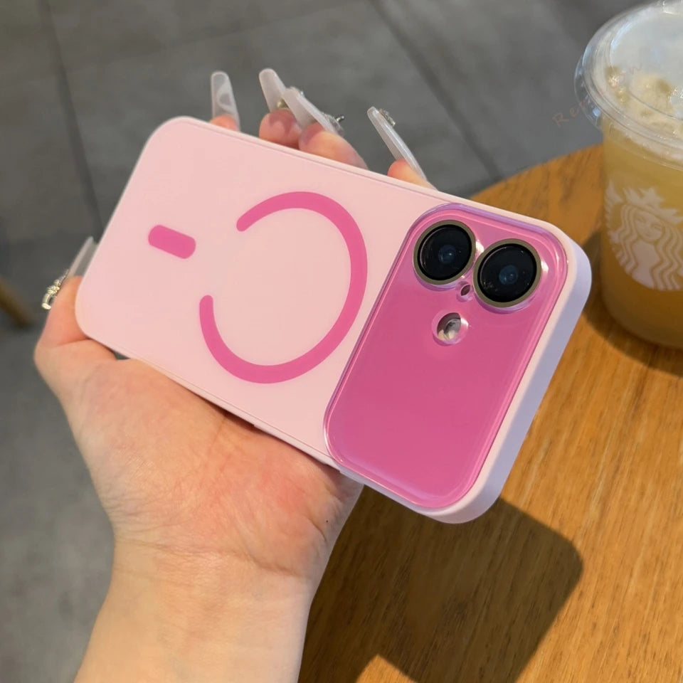 Big Window Magnetic Phone Case For iPhone