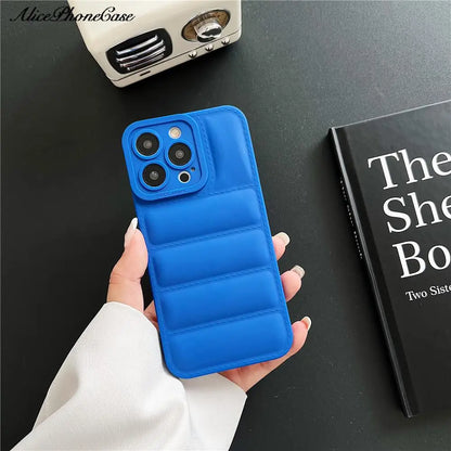 Down Jacket TPU Phone Case For iPhone