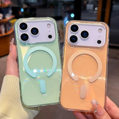 Luxury Neon Gradient PC TPU Phone Cases For iPhone