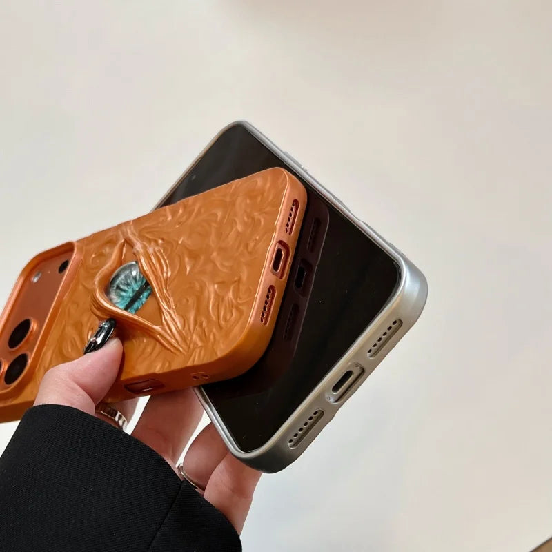 Luxury Eye Of Cthulhu Eyeball Phone Case For iPhone