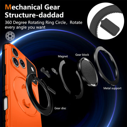 360° Magnetic Bracket Phone Case For iPhone
