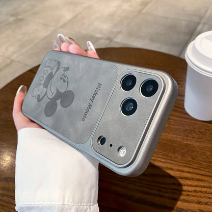 Cartoon Mickey Leather Phone Case For iPhone