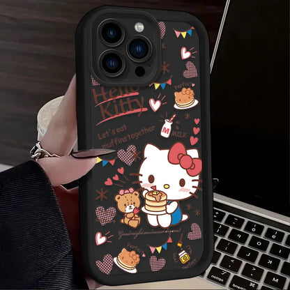 Hello Kitty Adorable Soft Phone Case For iPhone
