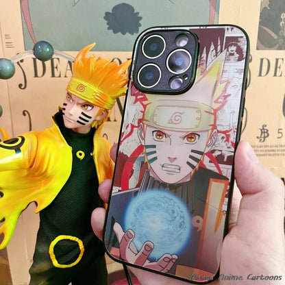 3D Grating Naruto Rasengan Phone Case For iPhone