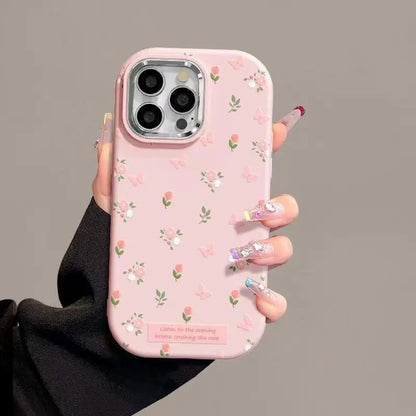 Butterfly Flower Phone Case For IPhone