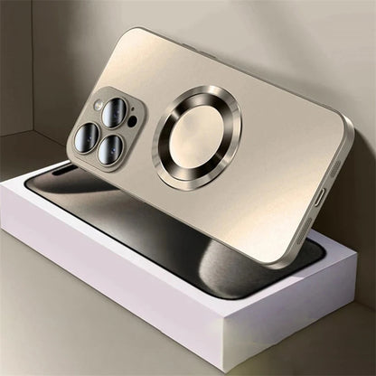 Tempered Glass Matte Magnetic For Magsafe Wireless Charging Case For iPhone