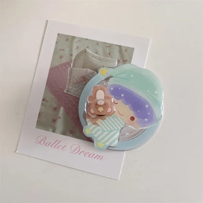 Kawaii Cartoon Magnetic Stand Phone Case