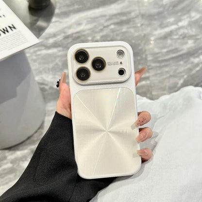 Aurora CD Pattern Large Window Case For iPhone