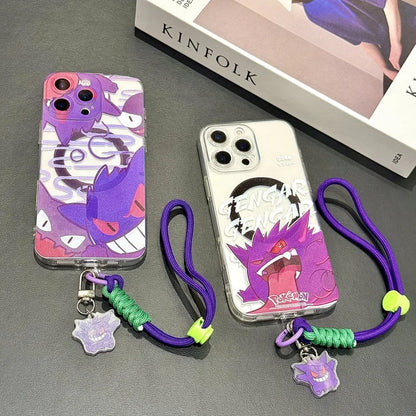 Cute Gengar Mega Phone Case For iPhone