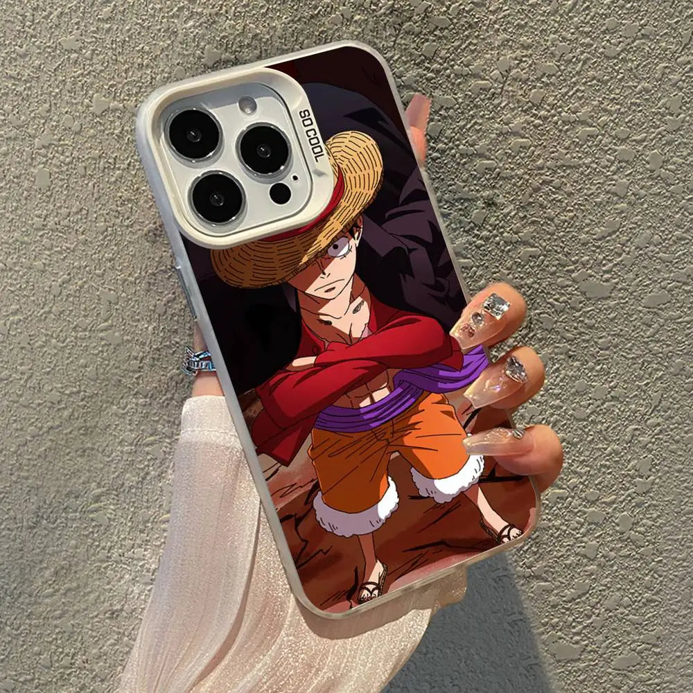 Anime One pieces Luffy Phone Case For iPhone